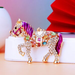 Home lucky horse key chains