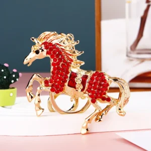 Home horse keychain keyring creative party jewelry accessories gift
